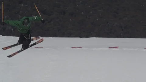 Ski Jump Stock Footage 81882440