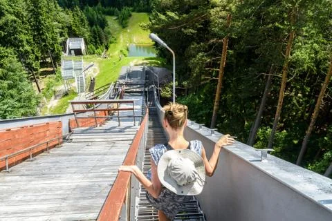 Ski Jump - Karpacz, Poland Stock Photos