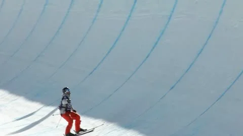 SKI JUMPER 2 Stock Footage 10810222