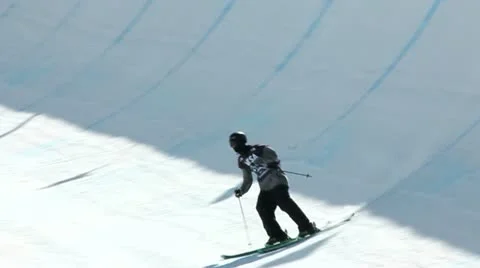 SKI JUMPER 3 Stock Footage 10809781