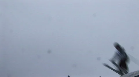 Ski jumper Stock Footage 858899