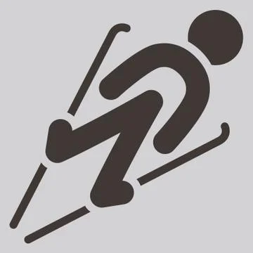 Ski jumping Stock Illustration
