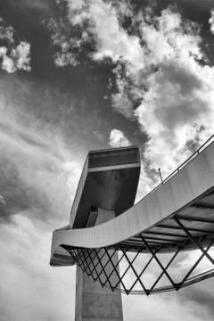 Ski Jumping Station Stock Photos