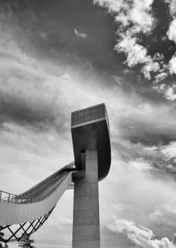 Ski Jumping Station Stock Photos