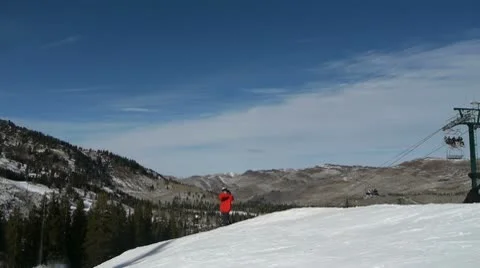 Ski Jumps Stock Footage 9456338