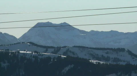 Ski lift 1 Stock-Footage 303360