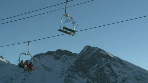Ski lift 2 Video stock 303682