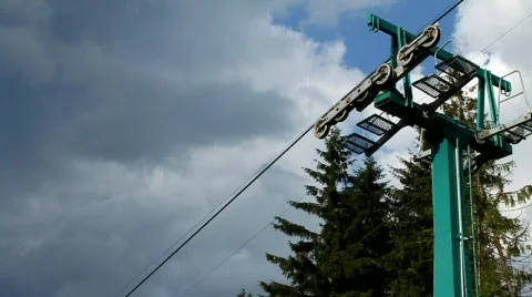 Ski lift Stock Footage