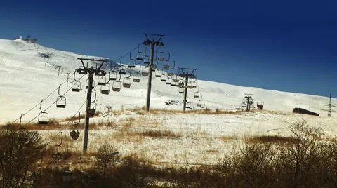 Ski Lift 库存影片 1042349