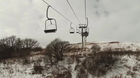 Ski Lift 库存影片 1044842