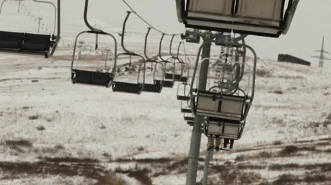 Ski Lift Stock Footage 1044889