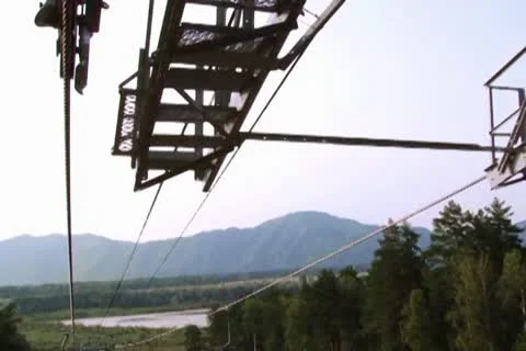 Ski lift Stock Footage 10711953