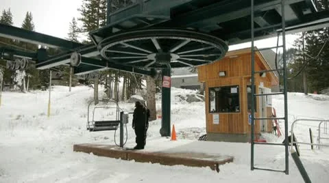Ski lift Vidéo 10743571