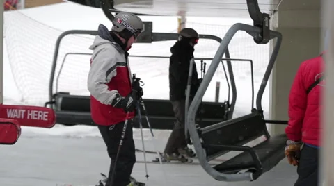Ski lift Stock Footage 51238769