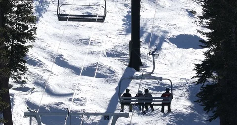 Ski lift Stock Footage 127191427