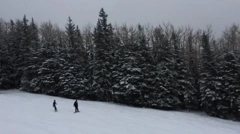 Ski Lift Hyper lapse Stock Footage 58226844