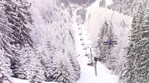Ski lift installation Stock-Footage 46811969