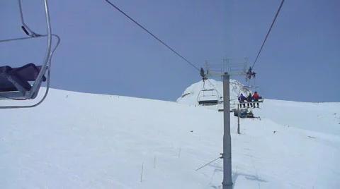Ski Lift to Summit Video stock 665562