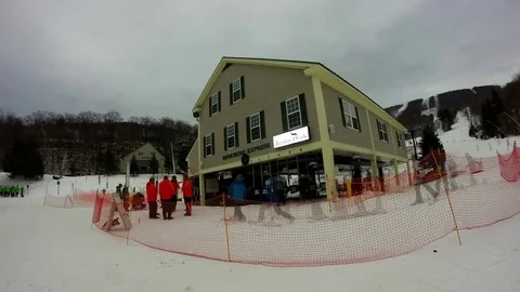 Ski Lift Time Lapse 動画素材 71842191