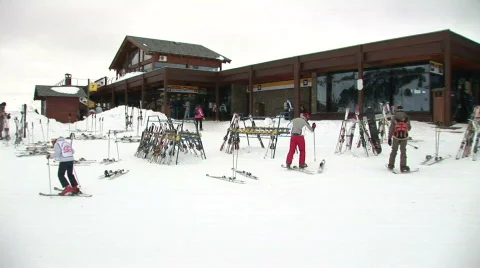 Ski lodge  Stockbeeldmateriaal 90482