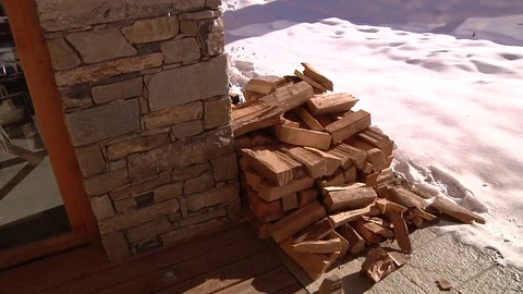 SKI LODGE VIEW 2 Stock Footage 111313898