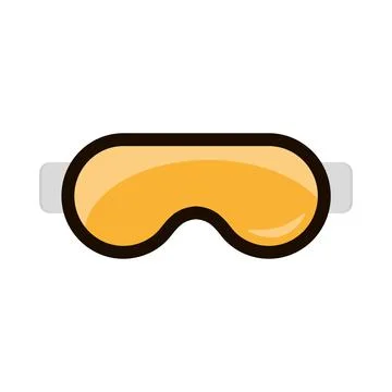 Ski mask isolated Stock Illustration