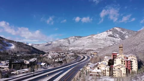 Ski Mountain 5 Stock Footage 166972037