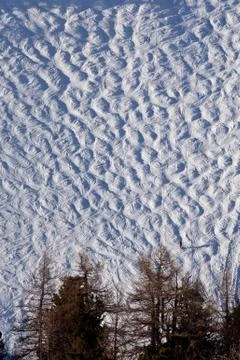 Ski piste Stock Photos