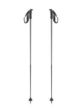 Ski poles Stock Illustration