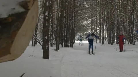 Ski Race Stock Footage 21368345