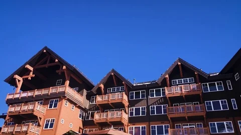 Ski Resort Building Stockbeeldmateriaal 84711199