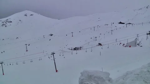 Ski resort in Chile Stock Footage 53203688