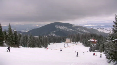 Ski resort Stock-Footage 673390