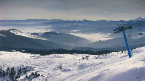 Ski resort Stock-Footage 673933