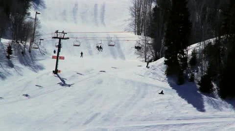 Ski Resort Stock Footage 10818407
