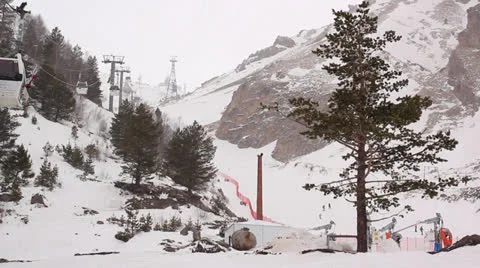 Ski Resort Stock Footage 22475022