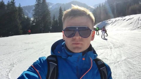 Ski resort Stock Footage 62256098