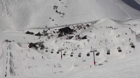 Ski Resort Stock Footage 67554592