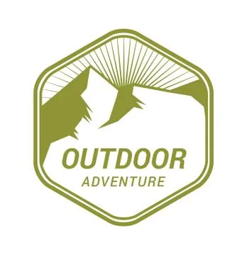 Ski resort logo emblems, labels badges vector elements Illustrazione stock