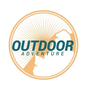 Ski resort logo emblems, labels badges vector elements Illustrazione stock