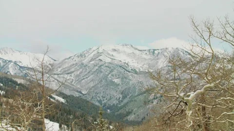Ski resort pan Vídeos de archivo 49145980