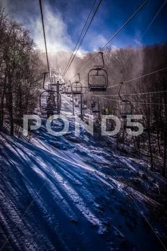 At the ski resort Stock Photos