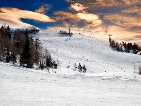 Ski resort Foto stock