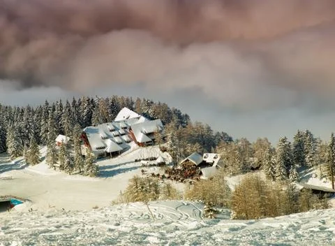 Ski resort Stock Photos