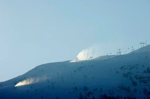 Ski resort Foto stock