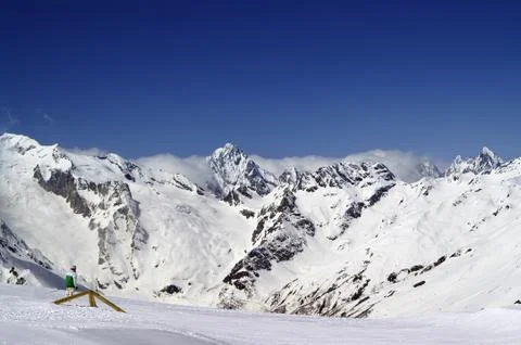 Ski resort Foto stock