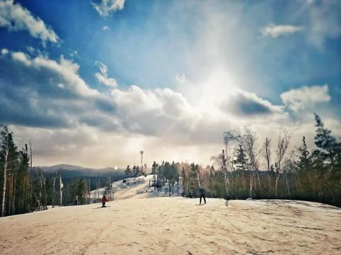 Ski resort Stock Photos