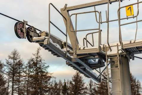 Ski resort. Stock Photos