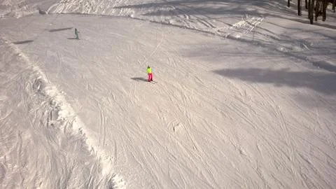 The ski resort on Rosa Khutor Stock Photos