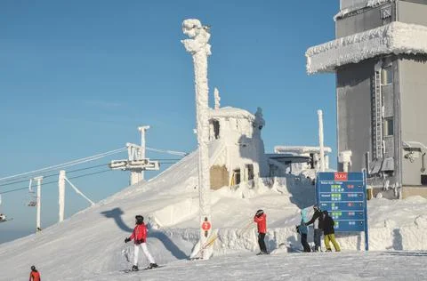 Ski Resort Ruka Stock Photos